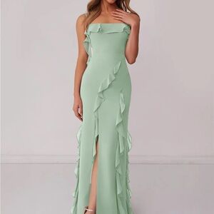 Azazie chiffon dress